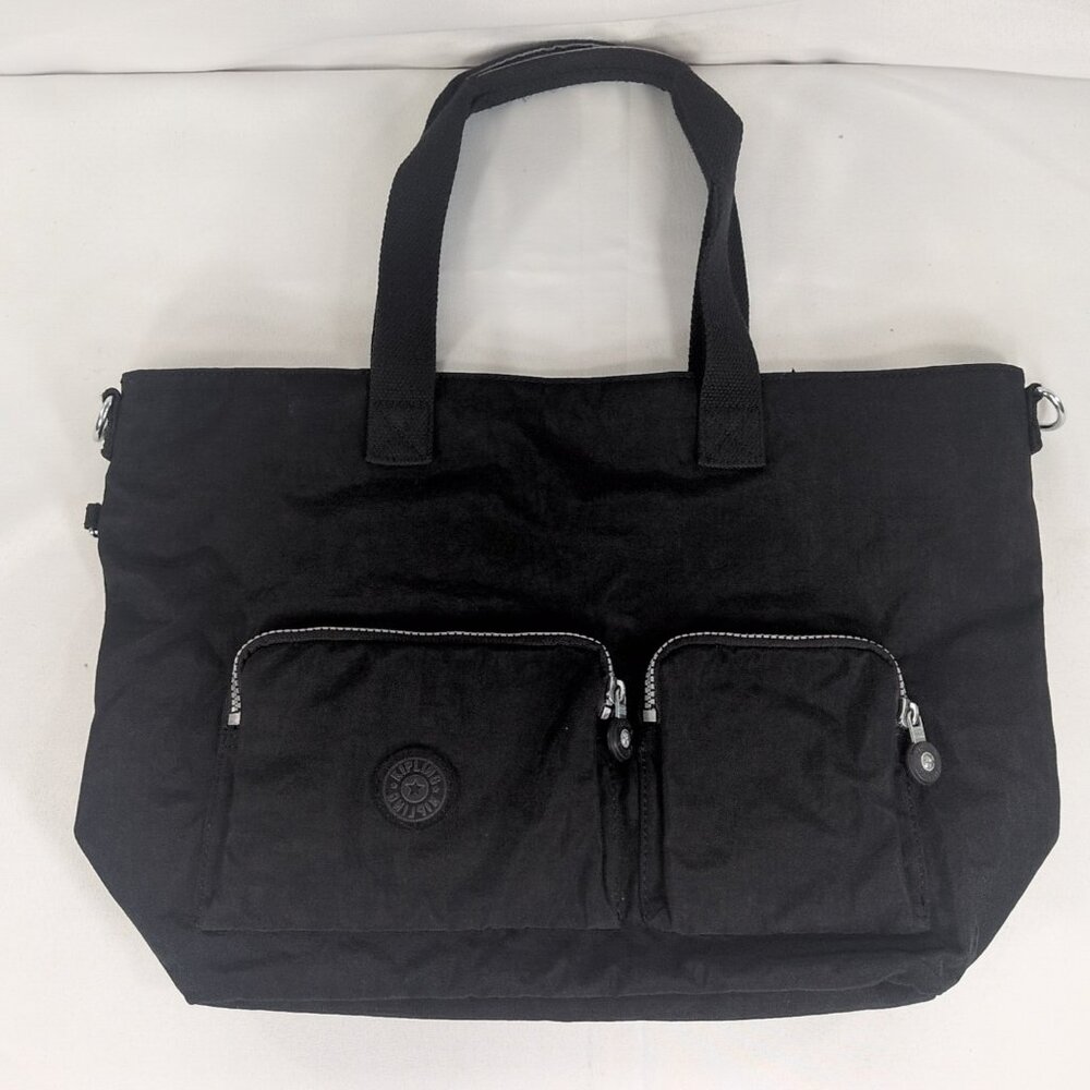 Kipling Idola Shoppers Tote Shopping Bag Black TM5303-001 Messenger Shoulder